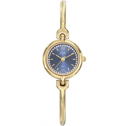 Petite montre femme dorée avec bracelet très fin de marque française Joalia