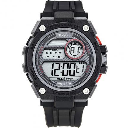 Grosse montre homme digitale de marque étanche 100 mètres avec fonctions alarme et chronomètre